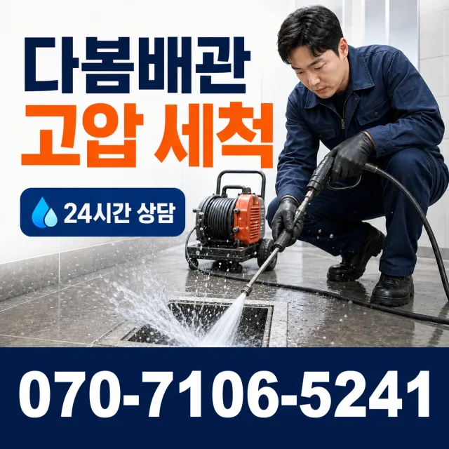 경기 광명시 성채로 배관고압세척 상담 이미지 4